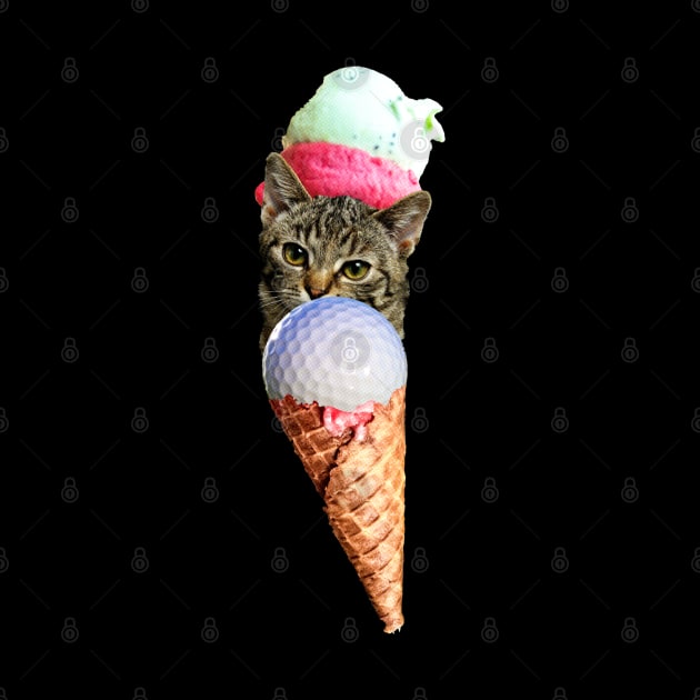 Kitty Golf Ice Cream by Mumgle