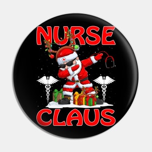 Nurse Santa Claus Reindeer Christmas Matching Costume Pin