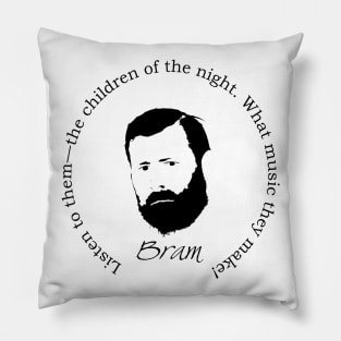 Bram Stoker Dracula Quote Pillow