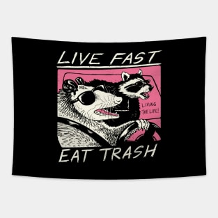 Live Fast! Eat Trash! Tapestry