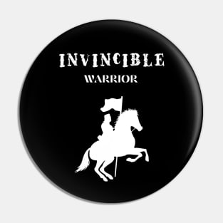 Invincible Warrior Pin