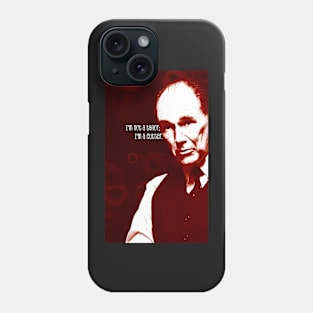 the outfit movie 2022 scissors and British gangster film graphic design Phone Case