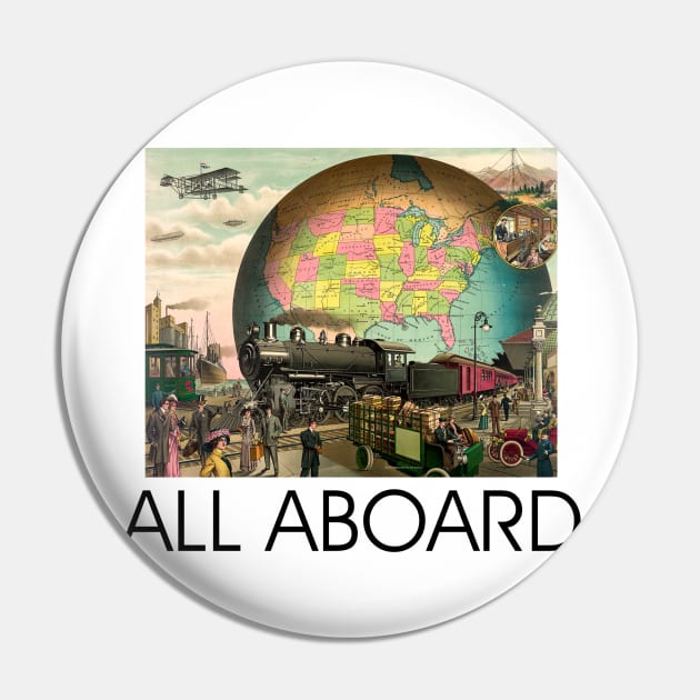 Train Country Pin by teepossible