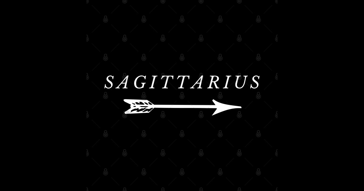 Sagittarius Arrow Sagittarius Zodiac Sign Sticker TeePublic