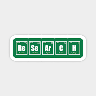 research periodic table Magnet