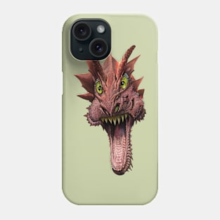 Crazy Dragon Vector Caricature Phone Case