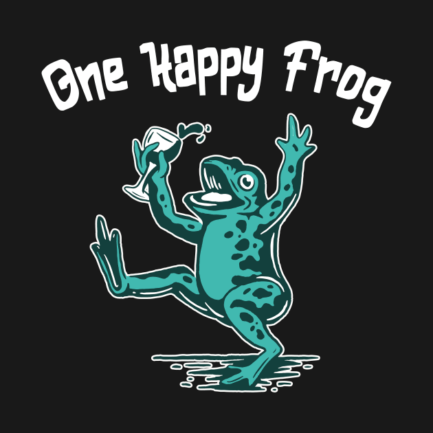 Funny Frog by Foxxy Merch