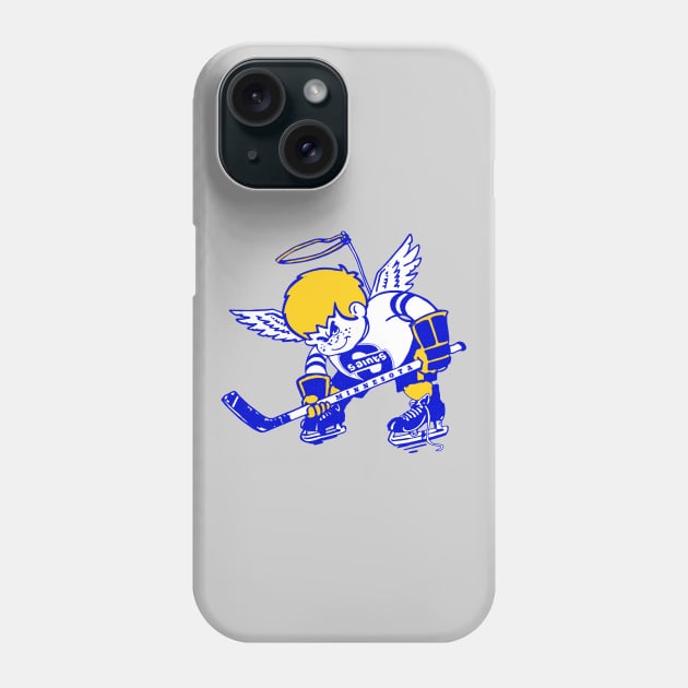 DEFUNCT MINNESOTA FIGHTING SAINTS HOCKEY 1973 Phone Case by LocalZonly