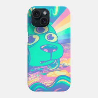 Rainbow Dog Sees All Phone Case