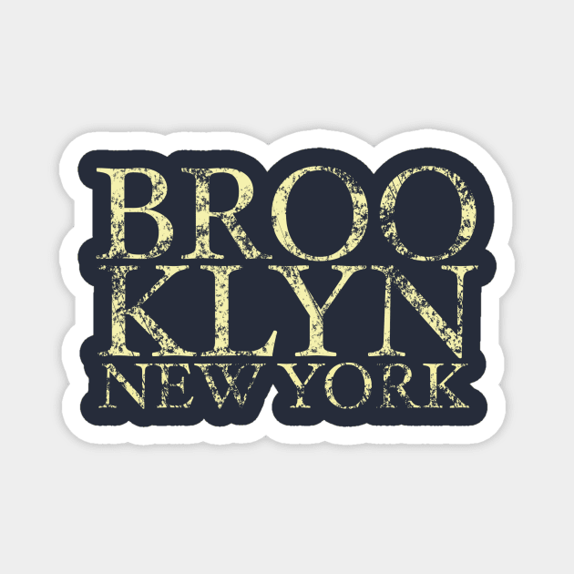 Brooklyn New York by Drugfreedave Magnet by Drugfreedave