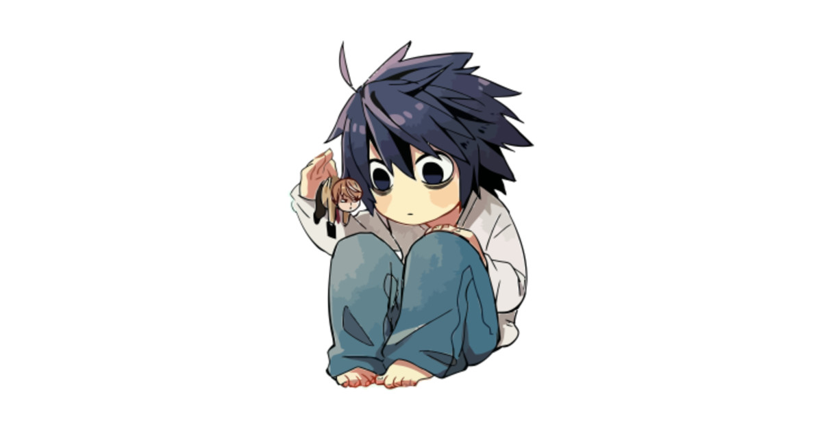 Death Note L - Death Note - Sticker | TeePublic