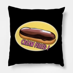 CREAM FILLED CHOCOLATE ECLAIR Pillow