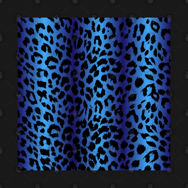 blue leopard pattern by Eric Okore