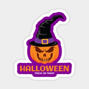 Halloween  Pumpkin "Trick or treat" Magnet