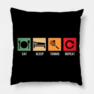 funny tennis Pillow