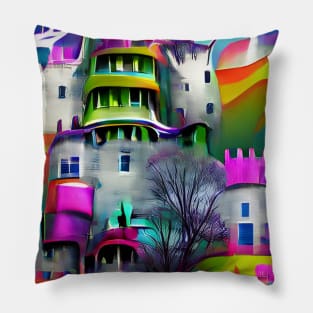 Fantasy Medieval Castle Pillow