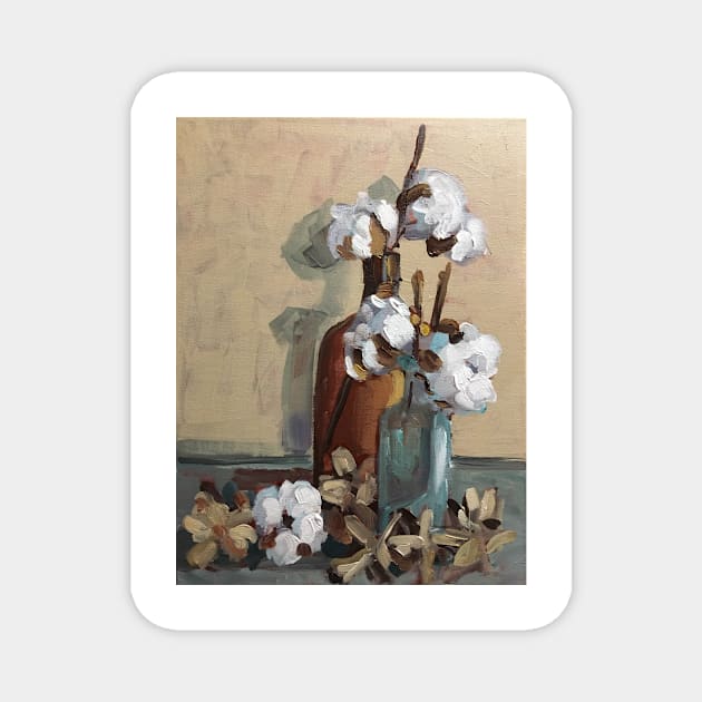 Cotton Bouquet Magnet by Susan1964