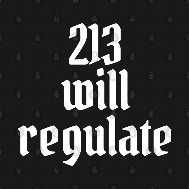 213 will regulate by BodinStreet