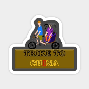 Trike China - Three - Wheeled Cycle Magnet