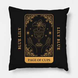 Blue Sargent - Page of Cups (Raven Cycle) Pillow