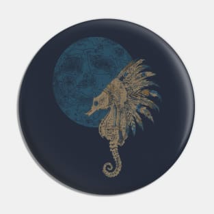 seahorse by the moon Pin