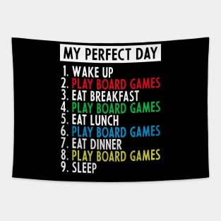 My Perfect Day Funny Board Games Tapestry