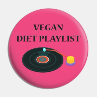 Vegan Diet Playlist Pin