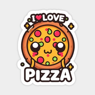 I LOVE PIZZA Magnet