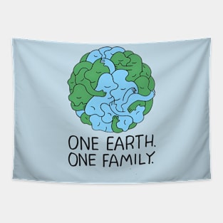 One earth one family, earth day Tapestry