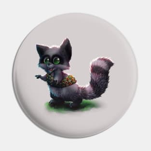 A Boyscout Racoon that loves patches Pin