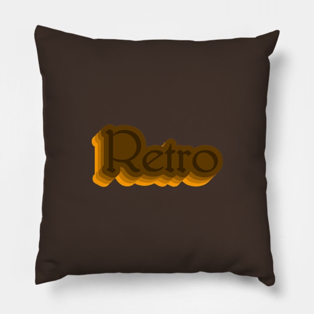 Retro 02 Pillow by SanTees