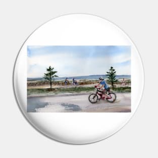 Pedaling - Altona Beach Pin