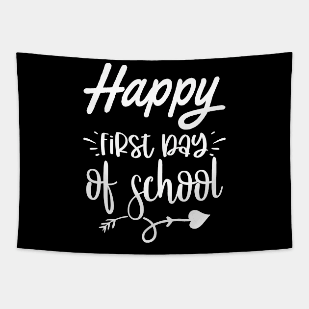 Happy First Day Of School Tapestry by Dojaja