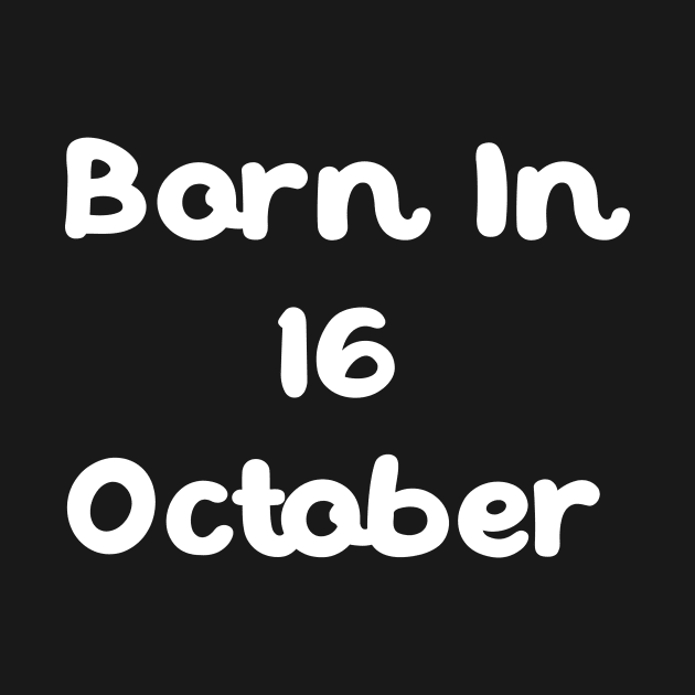 Born In 16 October by Fandie