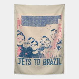 Jets To Brazil ∆ Retro Style Original Fan Design Tapestry