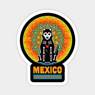 Sugar Skull Dog Magnet