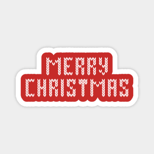 Merry Christmas, Christmas Sweater Design Magnet