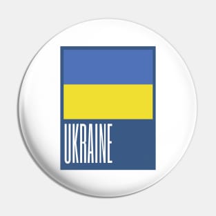 Ukraine Country Symbol Pin