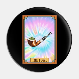 Cannabis Weed Lover Smoking Stoner 420 The Bowl Tarot Card Pin