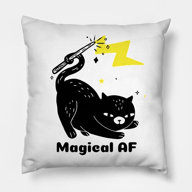 Magical AF Pillow by ArtbyLaVonne