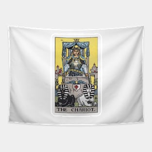 The Chariot, Raider Waite Tarot, Divination Tarot Tapestry