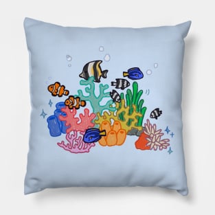 Coral reef friends Pillow