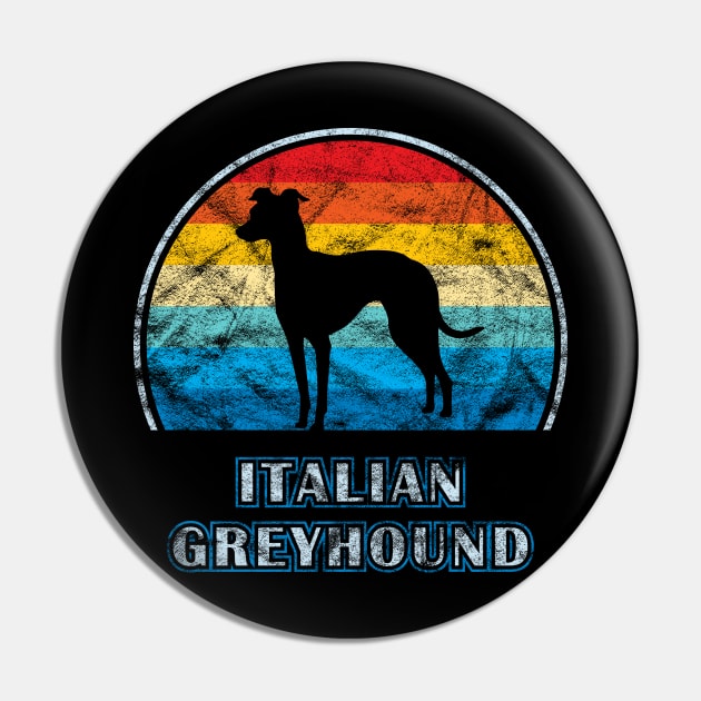 Italian Greyhound Vintage Design Dog Pin by millersye