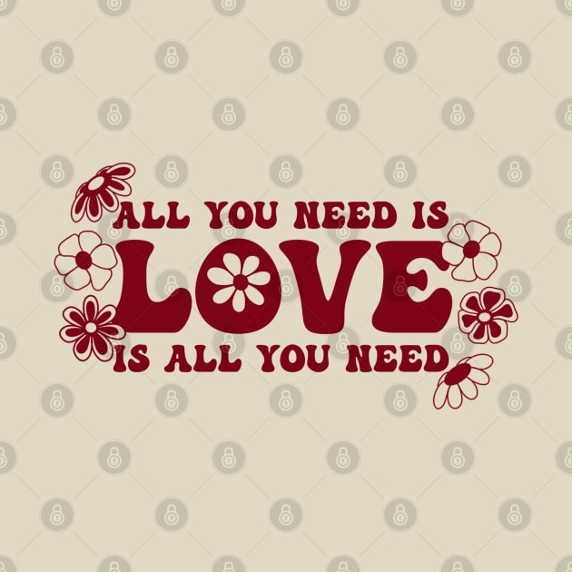 All You Need is Love | Artwork by Julia Healy by juliahealydesign