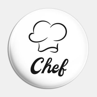 Cook Chef Hat Cooking Kitchen Pin