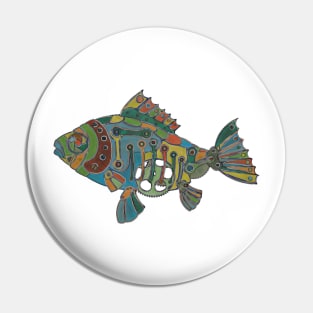 The ColorFish: Gears and Gills Pin