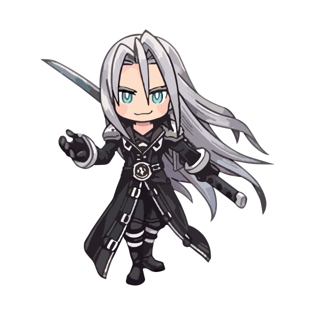 Cute Sephiroth by JamesCMarshall