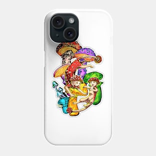 Mushroom Cats Phone Case