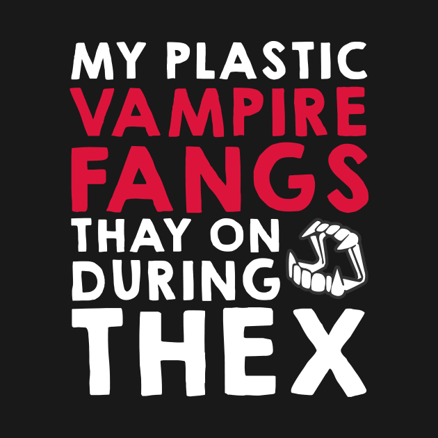 Plastic Vampire Fangs - Funny Halloween Vampire by Brobocop