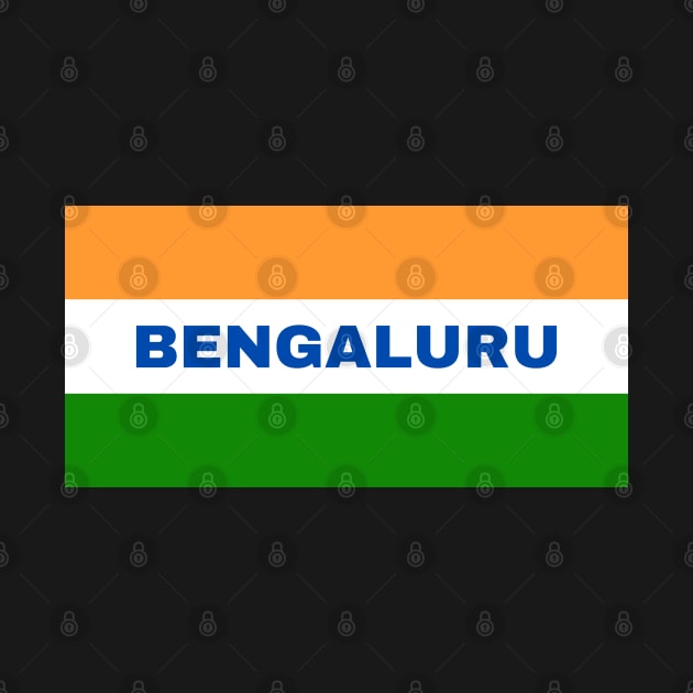 Bengaluru City in Indian Flag Colors by aybe7elf